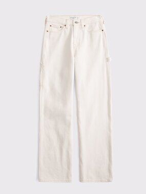Abercrombie high rise 90's straight jeans